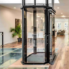 Sleek Glass elevator