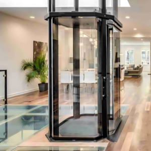 Sleek Glass elevator