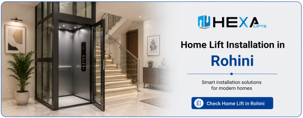 home lift installation in rohini 10 Modern residential home lift installation in Rohini Delhi by HexaLifts